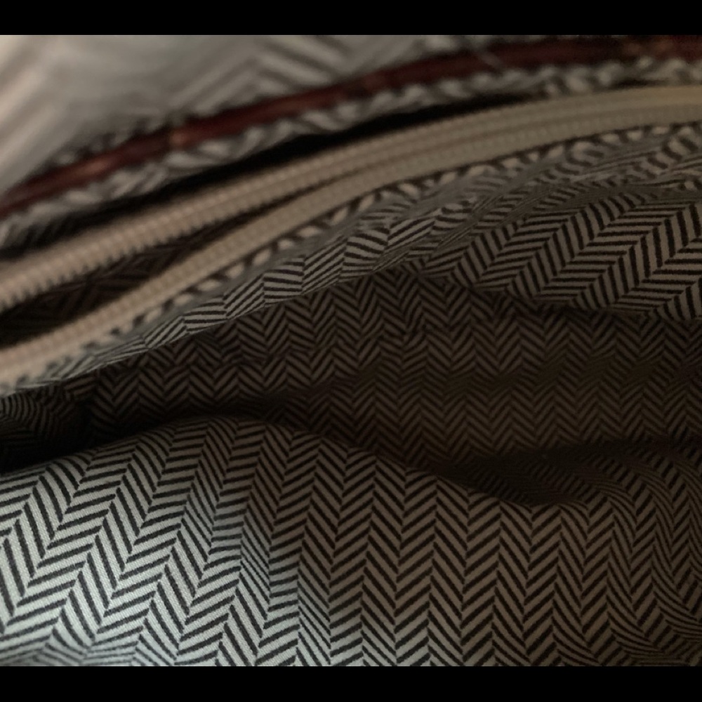 Brown Bowler Style Handbag - Picture 6 of 6